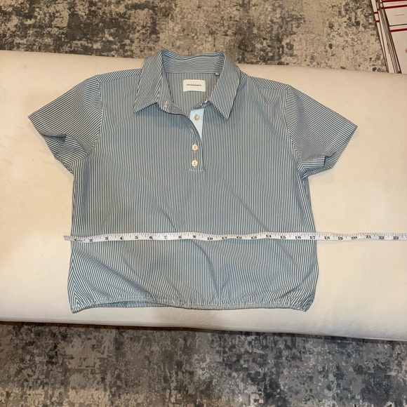 7 Diamonds Crop Ladies Collared Shirt - Picture 7 of 7